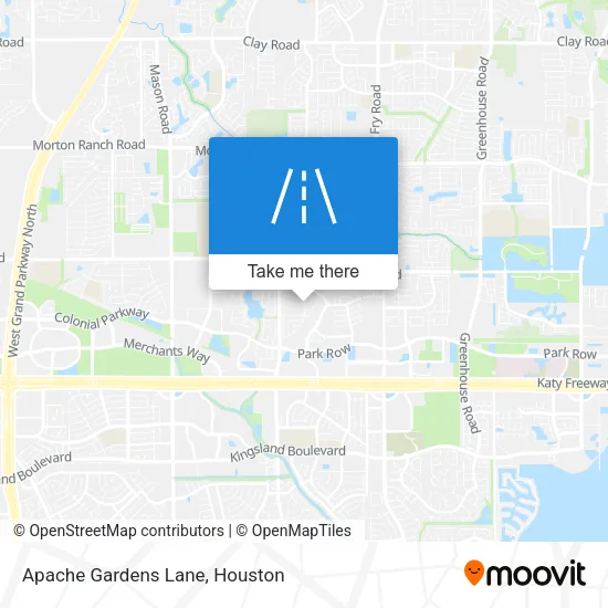 Apache Gardens Lane map