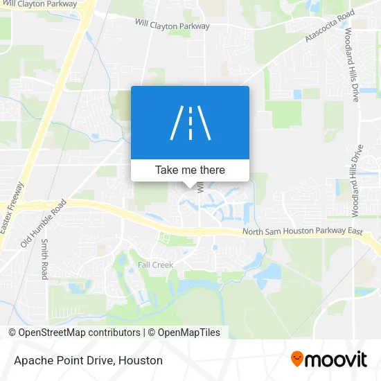 Apache Point Drive map