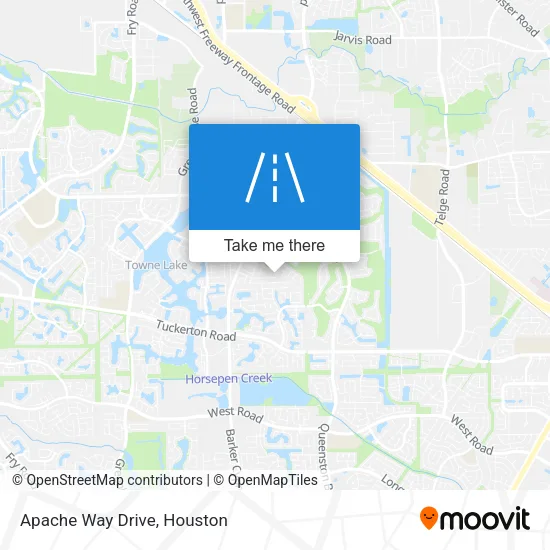 Apache Way Drive map