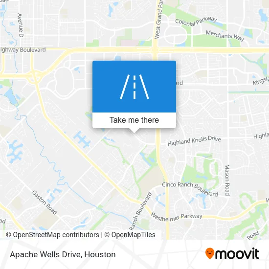 Apache Wells Drive map