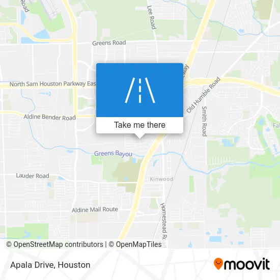 Apala Drive map