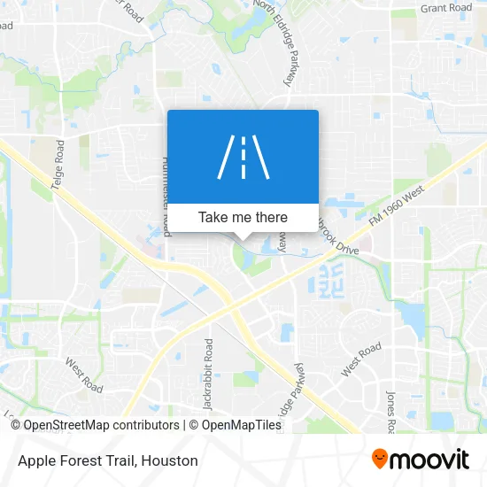 Apple Forest Trail map