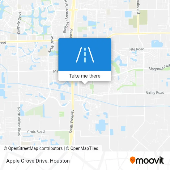 Apple Grove Drive map