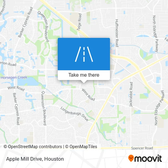 Apple Mill Drive map