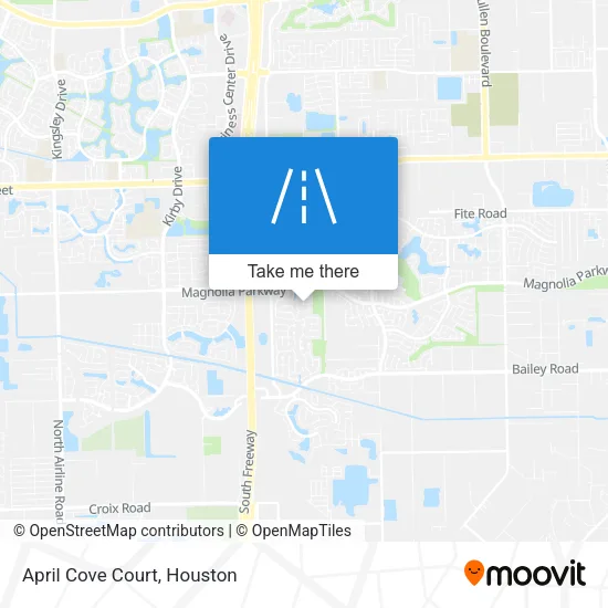 April Cove Court map