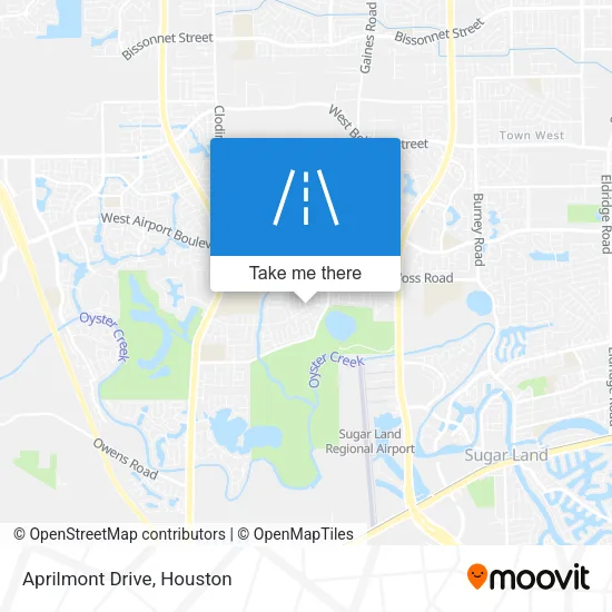 Aprilmont Drive map