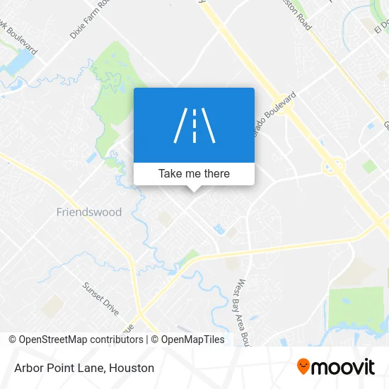 Arbor Point Lane map