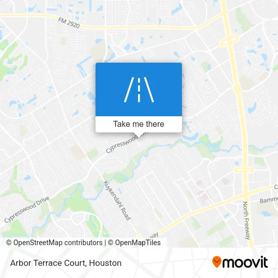 Arbor Terrace Court map