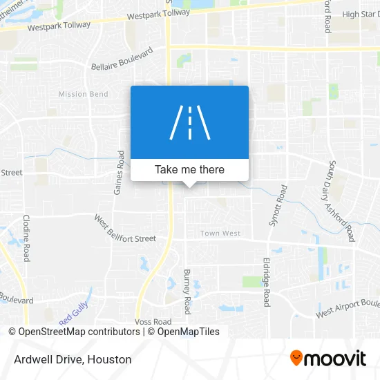 Ardwell Drive map