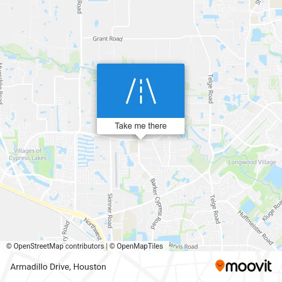 Armadillo Drive map