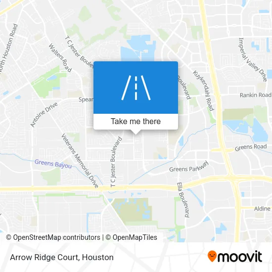 Arrow Ridge Court map