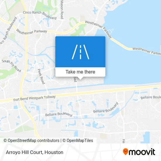 Arroyo Hill Court map