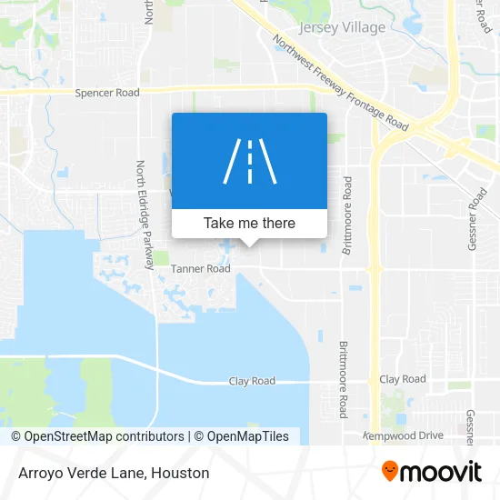 Arroyo Verde Lane map