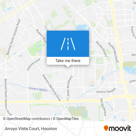 Arroyo Vista Court map