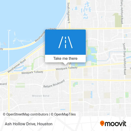 Ash Hollow Drive map
