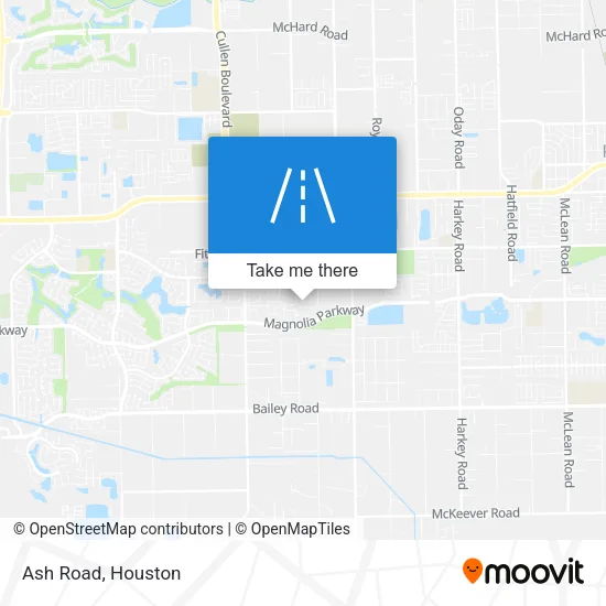 Ash Road map