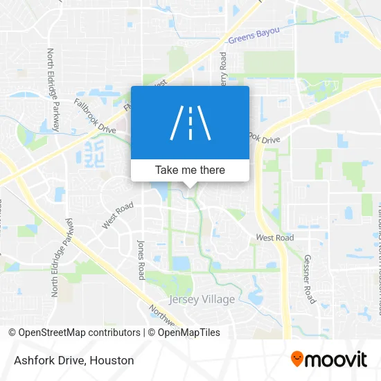Ashfork Drive map