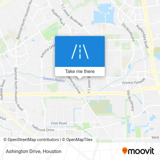 Ashington Drive map