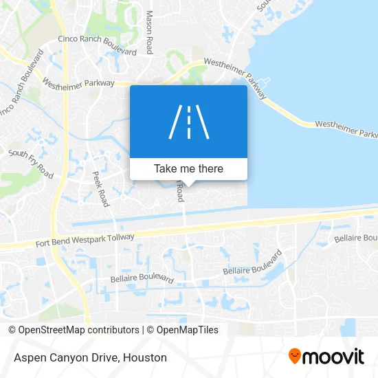Aspen Canyon Drive map