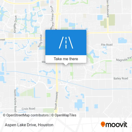 Aspen Lake Drive map
