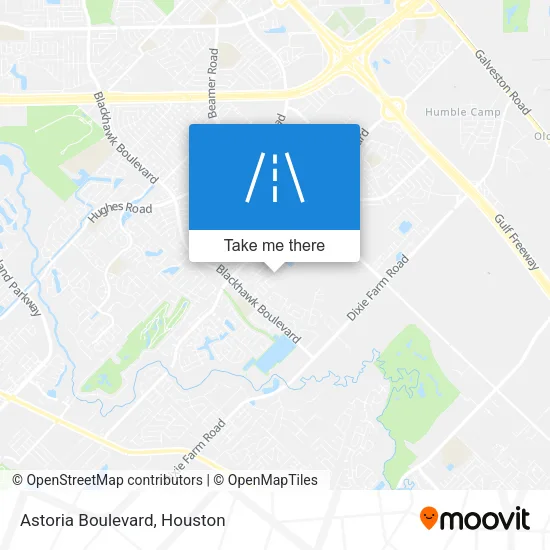 Astoria Boulevard map