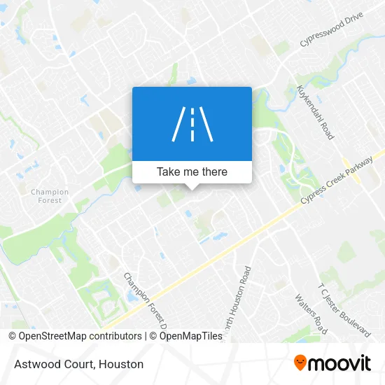 Astwood Court map