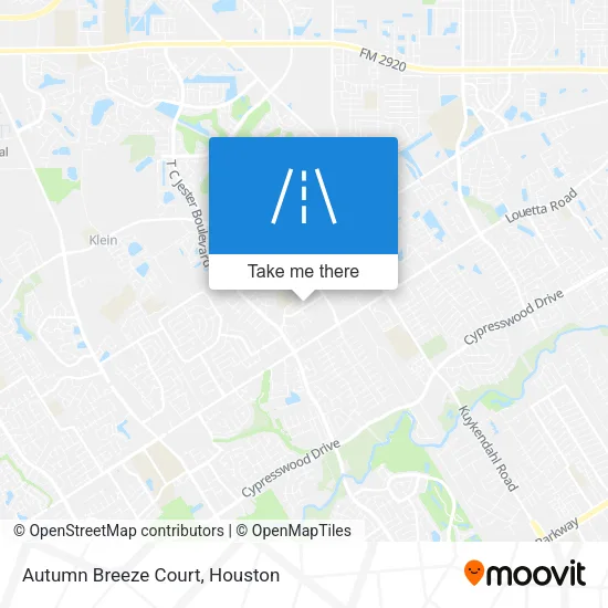 Autumn Breeze Court map