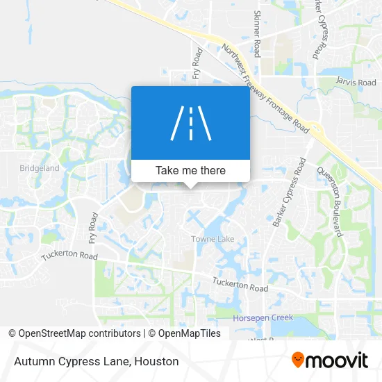 Autumn Cypress Lane map