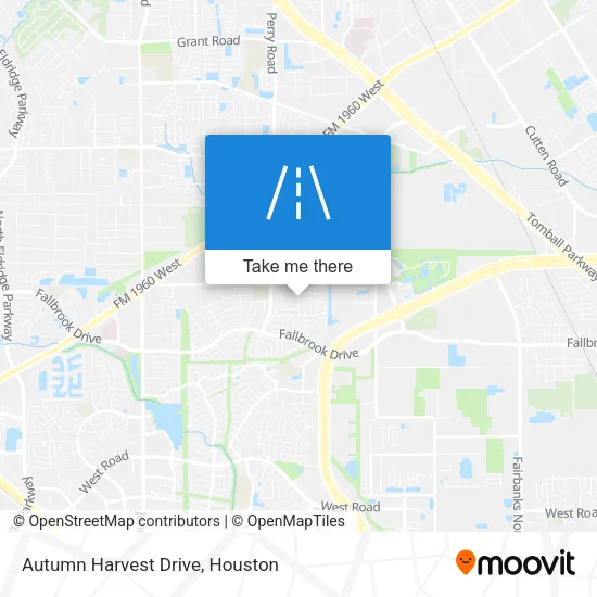 Autumn Harvest Drive map