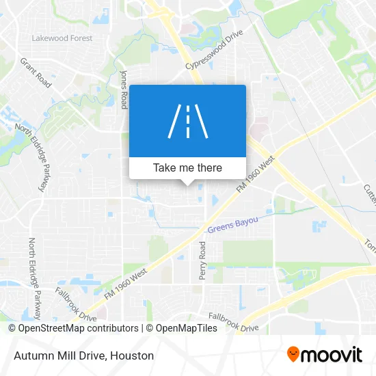 Autumn Mill Drive map
