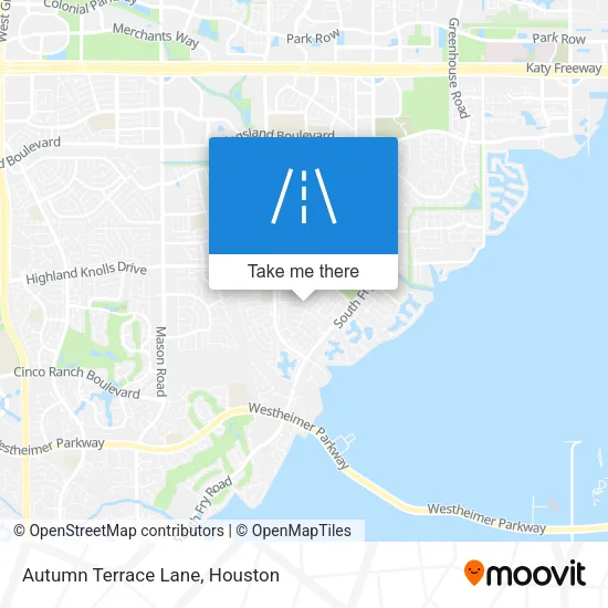 Autumn Terrace Lane map