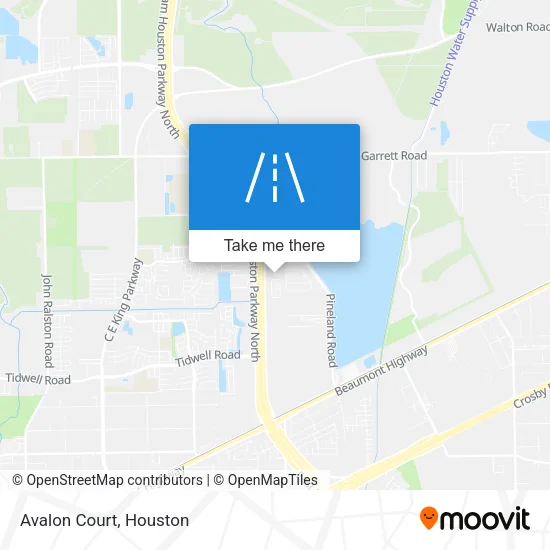 Avalon Court map