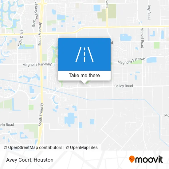 Avey Court map