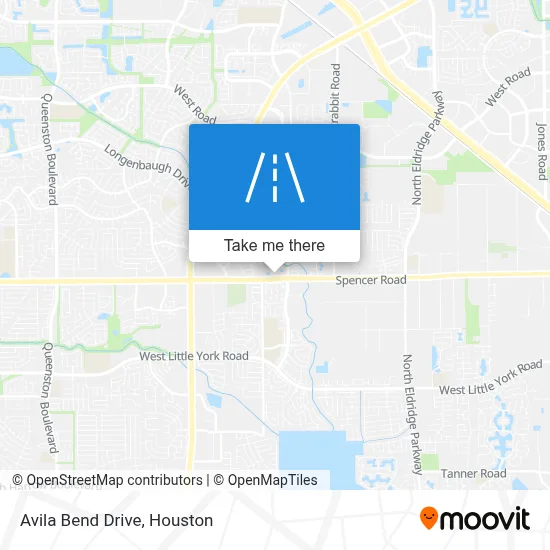 Avila Bend Drive map