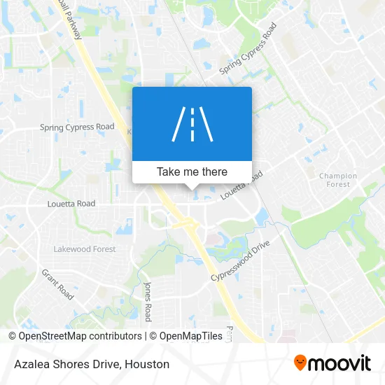 Azalea Shores Drive map