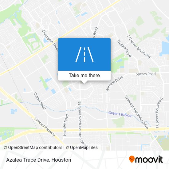 Azalea Trace Drive map