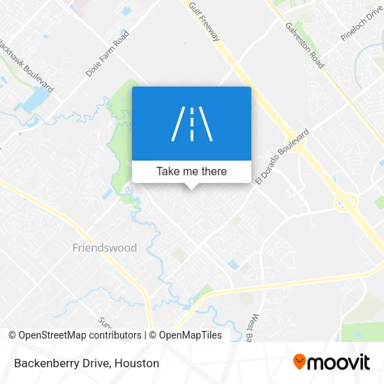 Backenberry Drive map