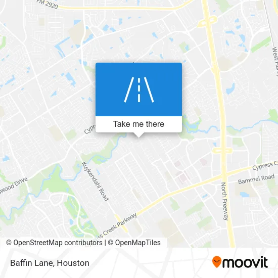 Baffin Lane map