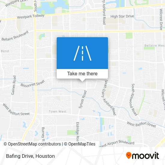 Bafing Drive map