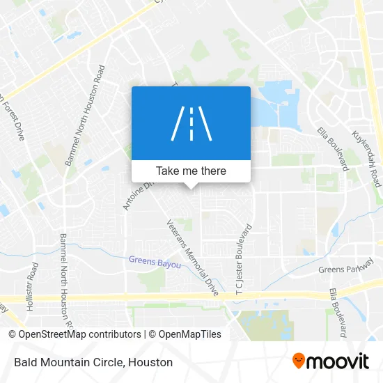 Bald Mountain Circle map