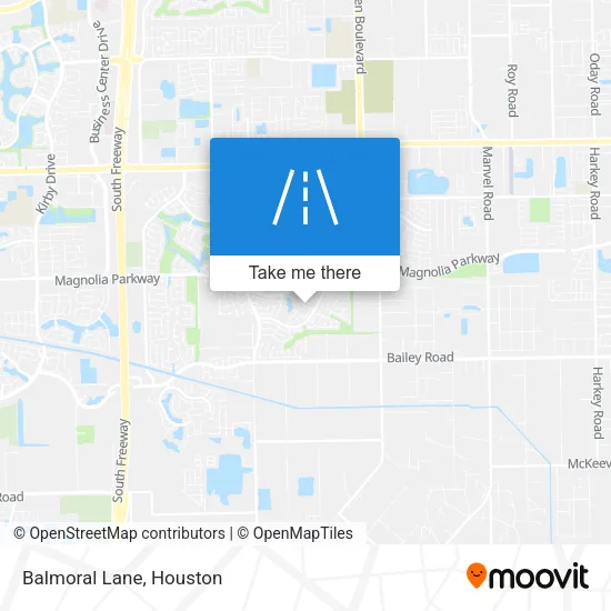 Balmoral Lane map