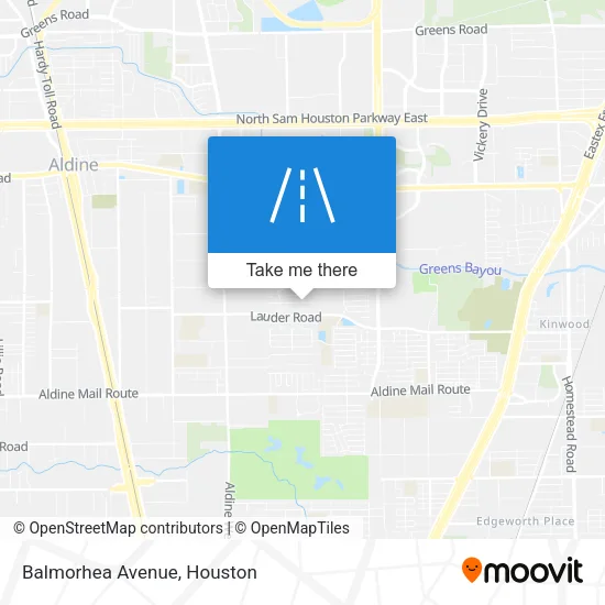 Balmorhea Avenue map