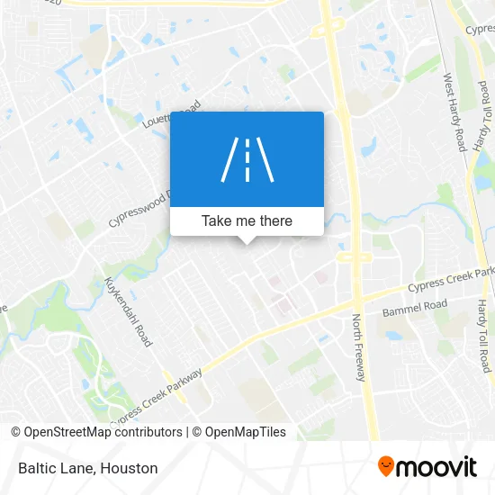 Baltic Lane map