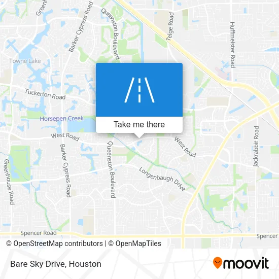 Bare Sky Drive map