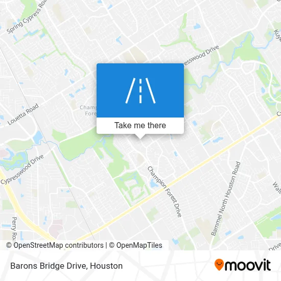 Barons Bridge Drive map