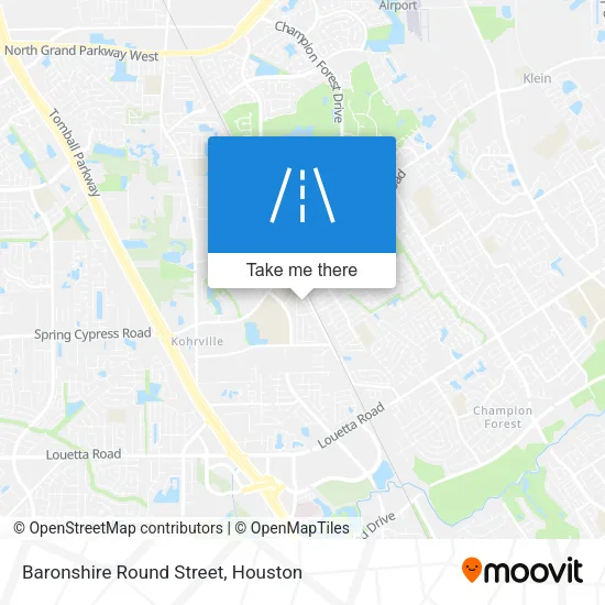 Baronshire Round Street map