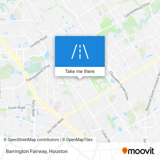 Barrington Fairway map
