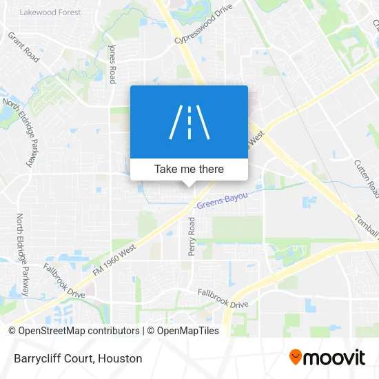Barrycliff Court map
