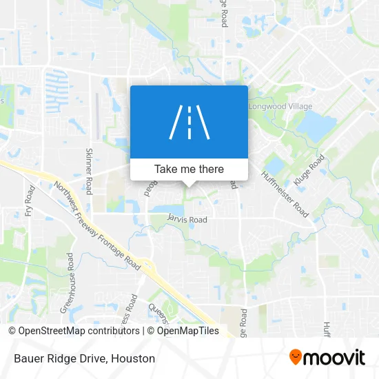 Bauer Ridge Drive map