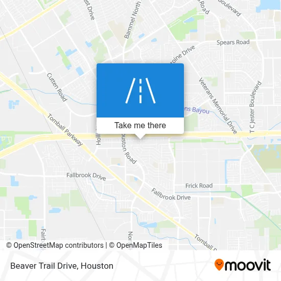 Beaver Trail Drive map
